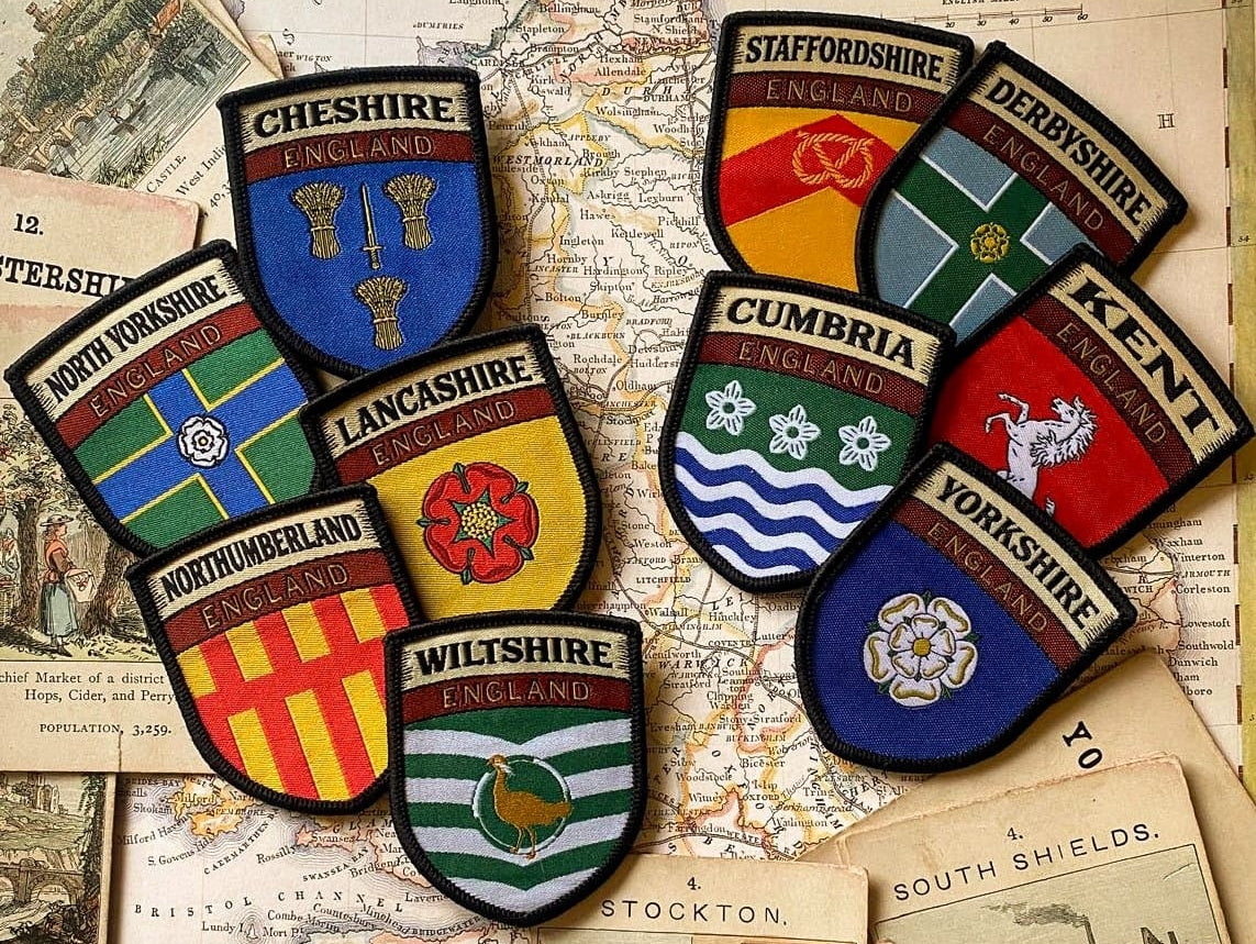 Historic counties patches! The start of a new range
