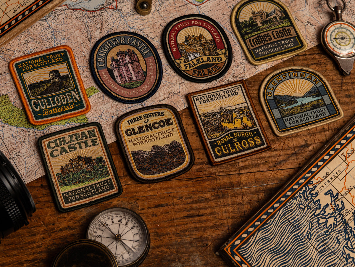 New patches for National Trust for Scotland historic sites!