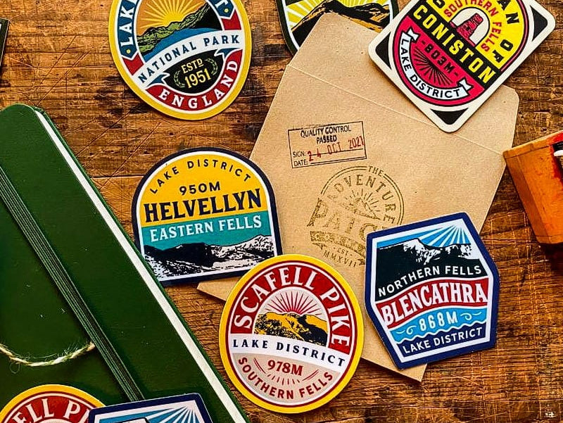 Lake District Fells stickers are here!