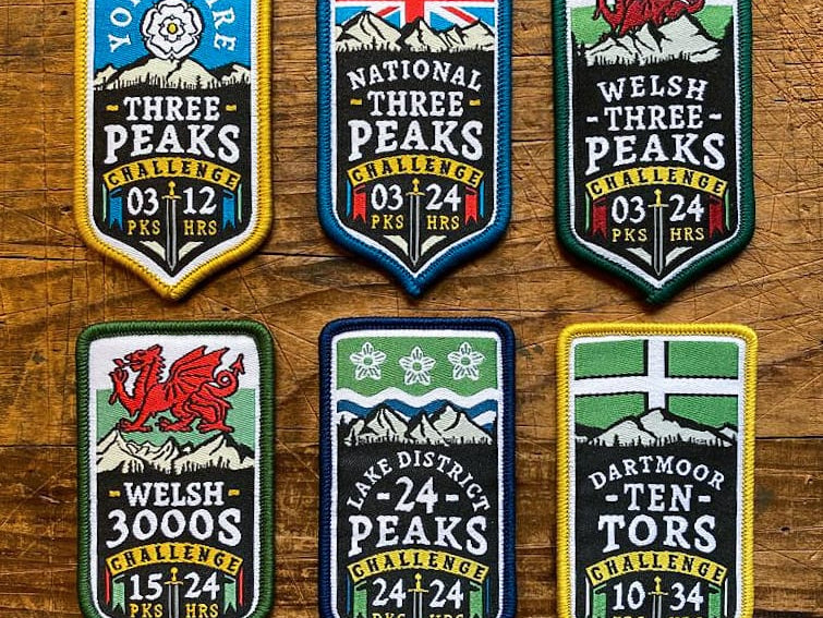 New UK Mountain Challenge Patches!