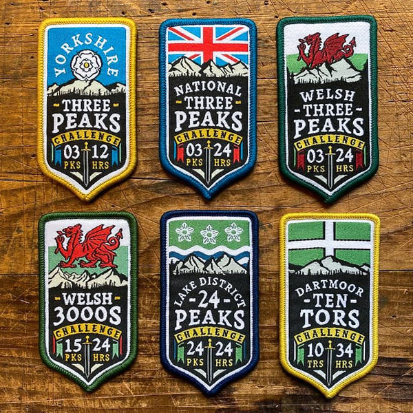 New UK Mountain Challenge Patches!