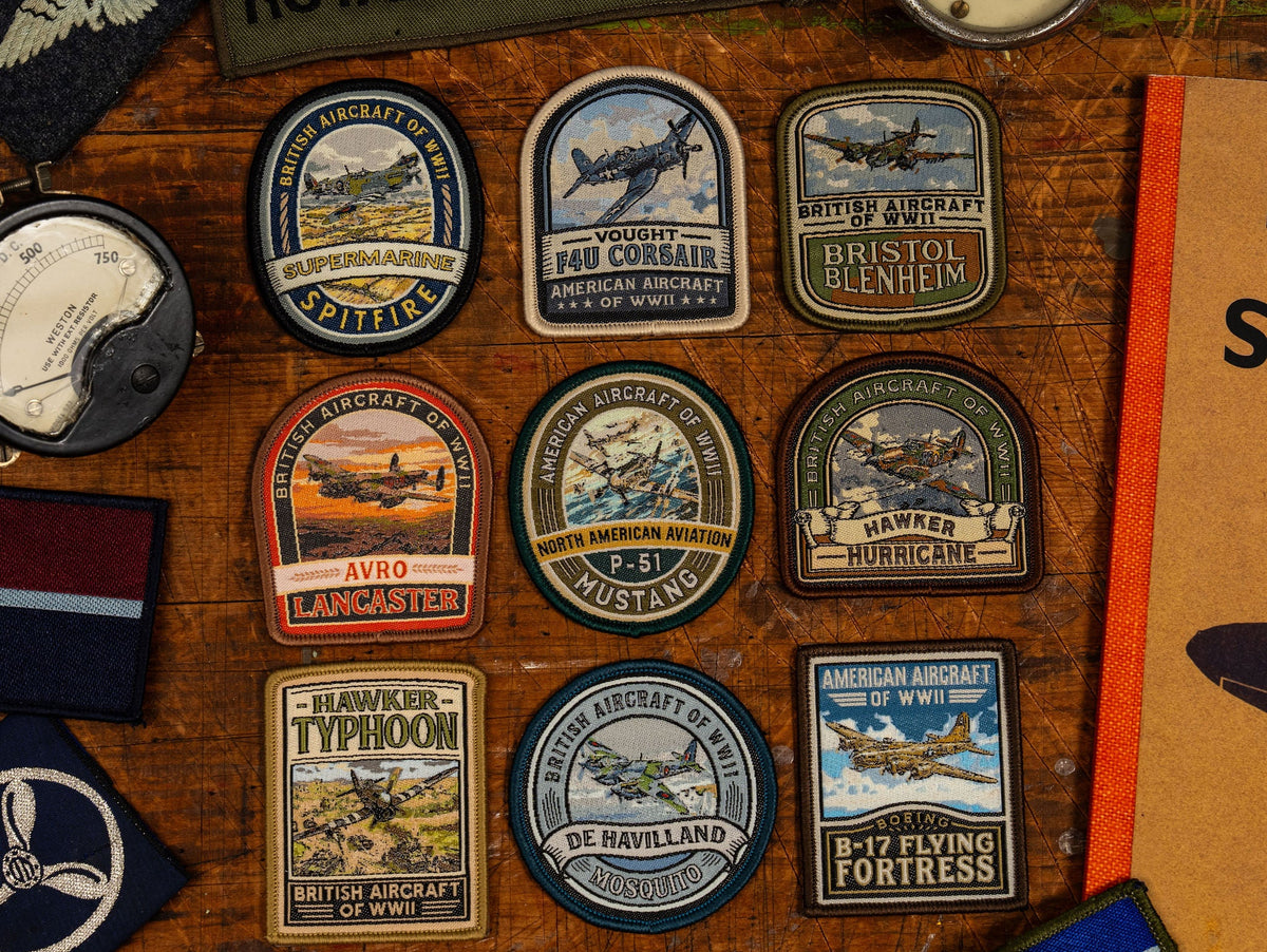 Iconic WWII Aircraft patches