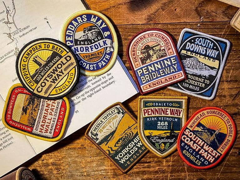 UK National Trails patches (first 8 in the collection)