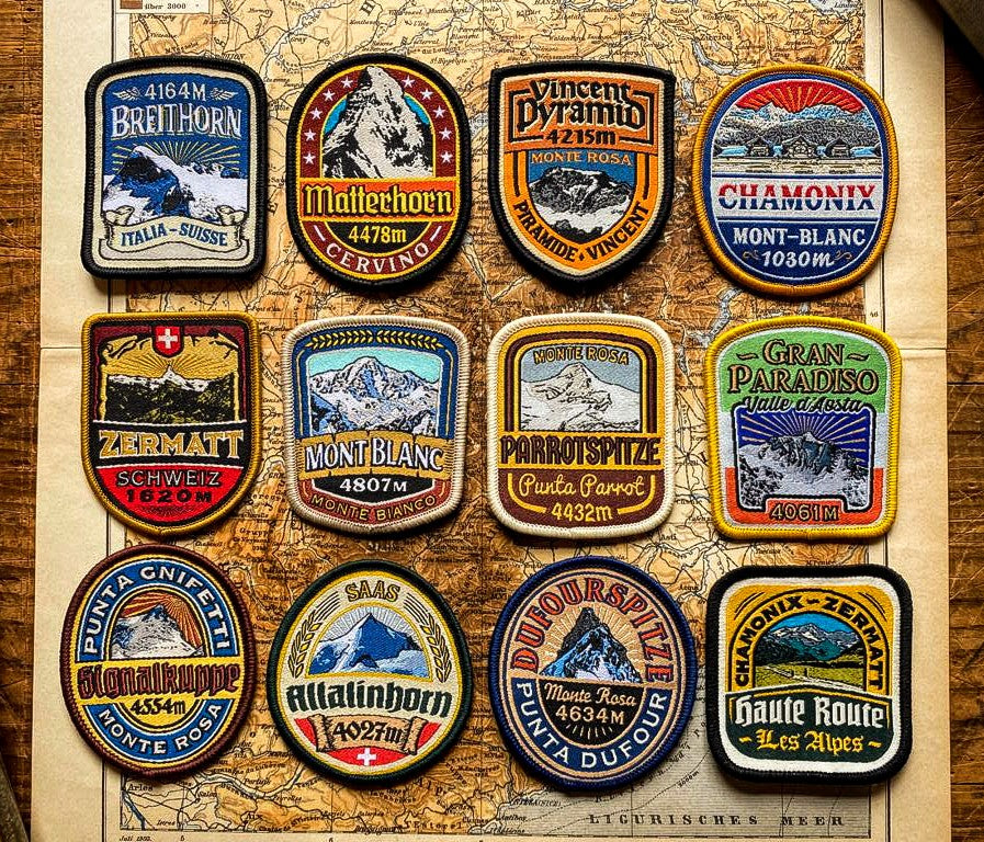 Patch écusson Ski Haute-Savoie – Tissu Sport D'hiver – Occasion