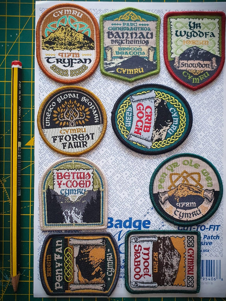 Badge Magic adhesive sheet close-up - no-iron patch adhesive for easy patch application