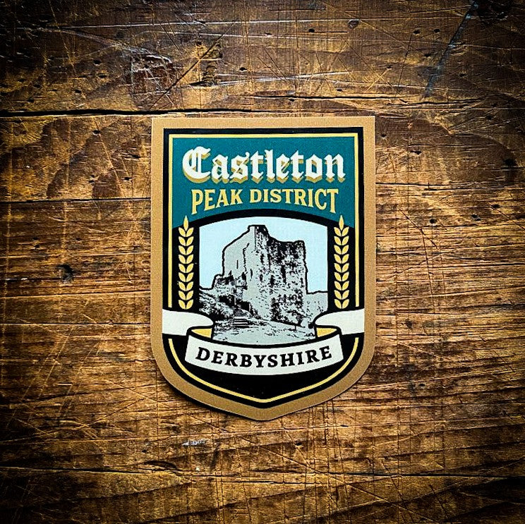 Castleton sticker The Adventure Patch Company