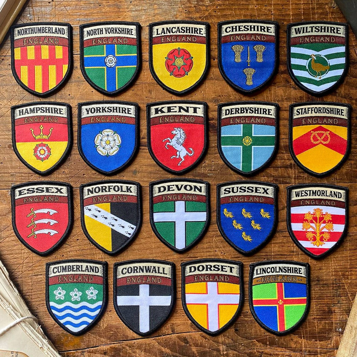 CORNWALL County Flag Iron On Patch Embroidered Badge For Clothes - Foto 11