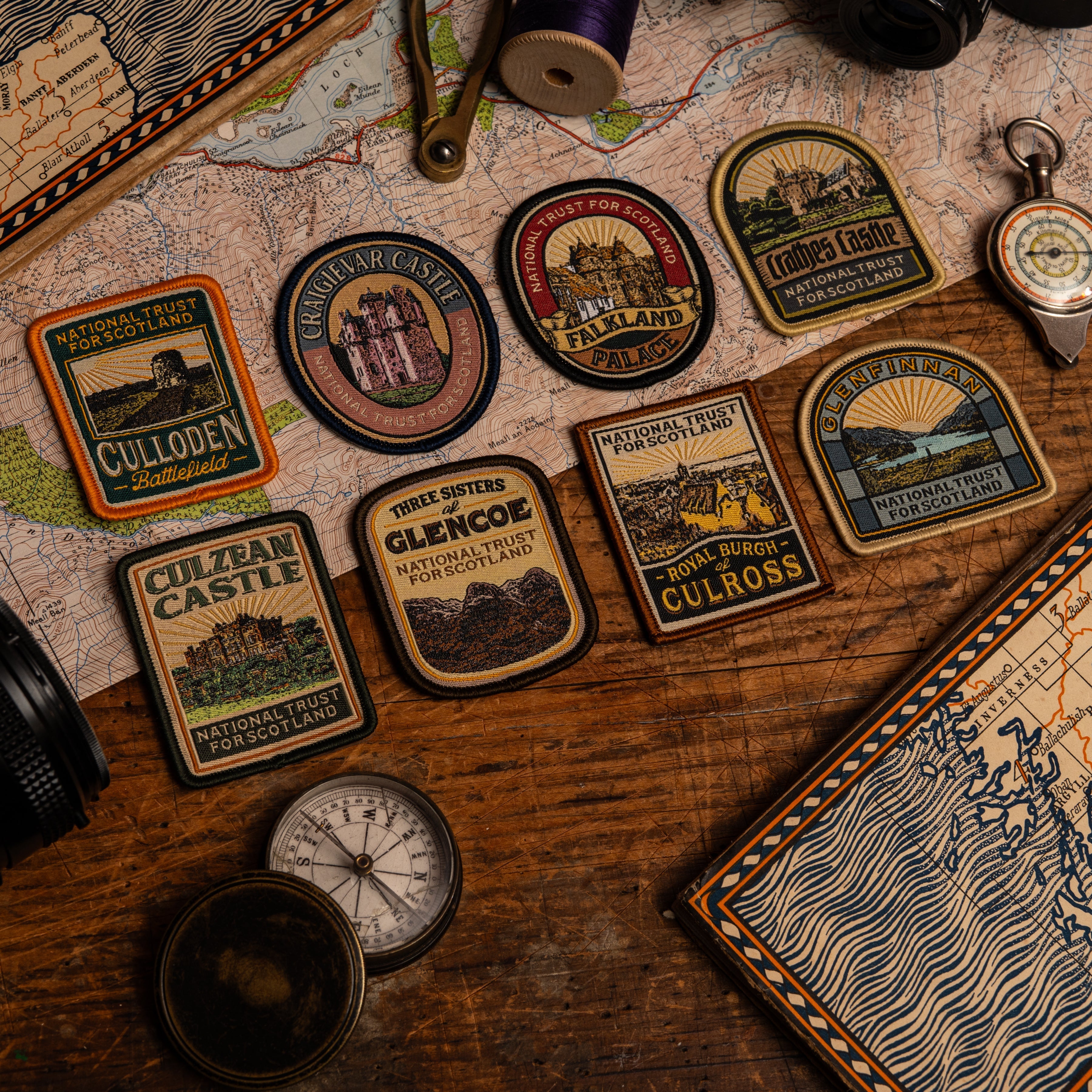 New patches for National Trust for Scotland historic sites!