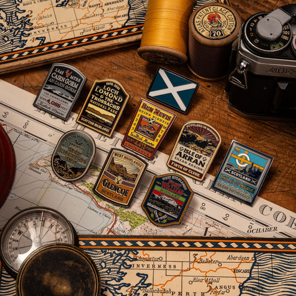 Scottish pin badges