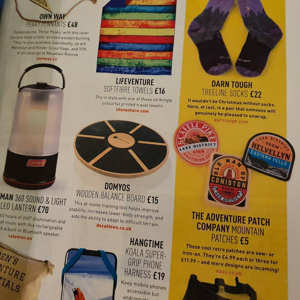 New Lake District Fells Patches - as featured in Trail Magazine!