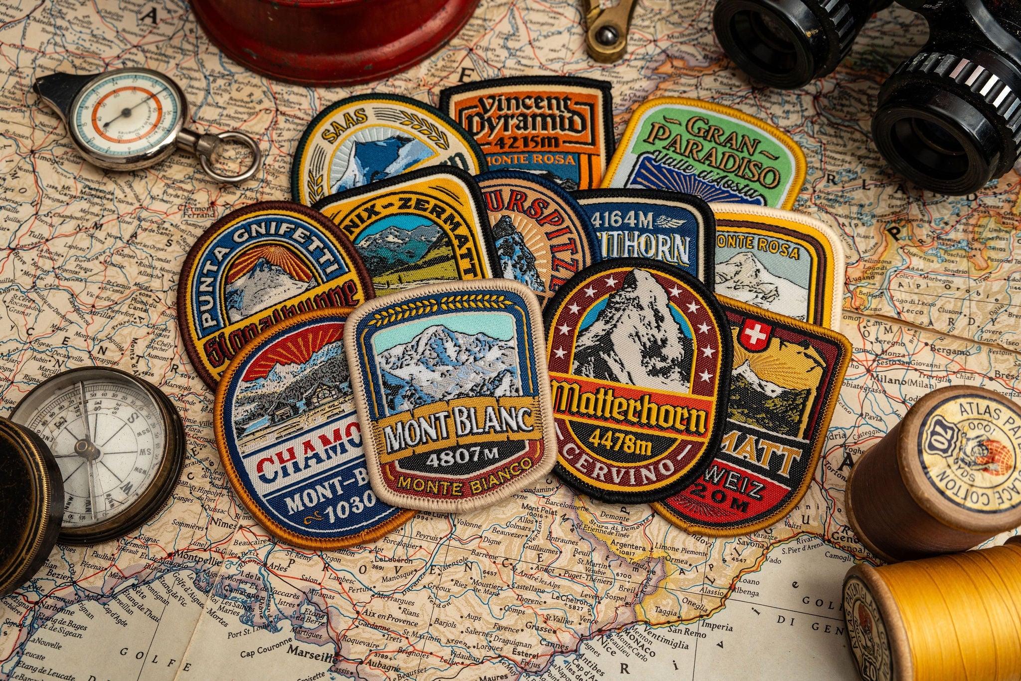 European Mountain patches