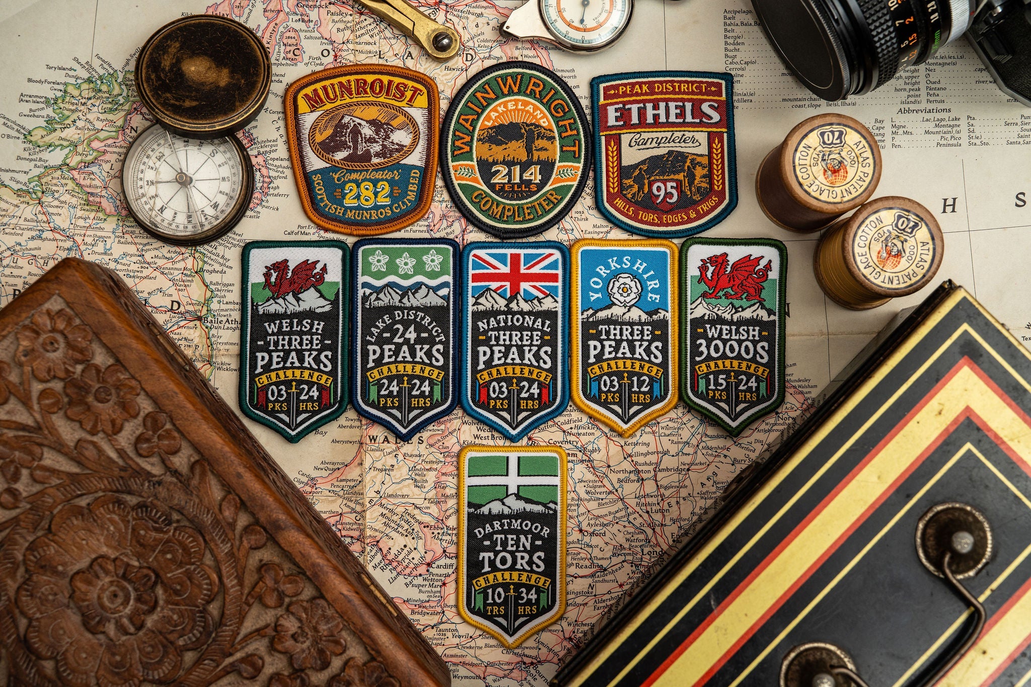 UK Mountain Challenges patches