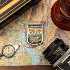 Ambleside hard enamel fridge magnet - Lake District town at the head of Windermere, beer pump clip design