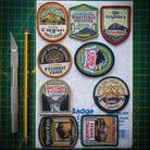 Badge Magic adhesive sheet close-up - no-iron patch adhesive for easy patch application
