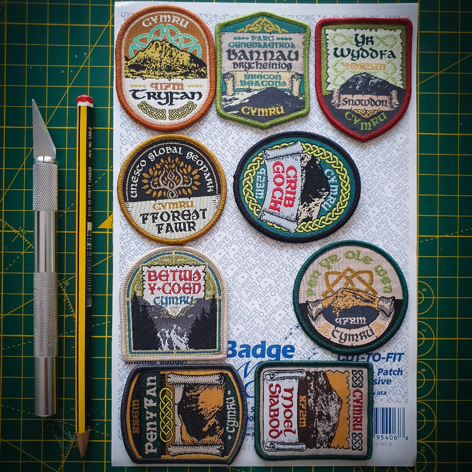 Badge Magic adhesive sheet close-up - no-iron patch adhesive for easy patch application