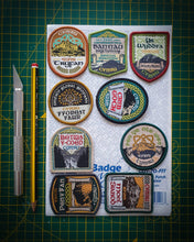 Load image into Gallery viewer, Badge Magic, patch adhesive sheet (cut to fit - up to 8 patches!)