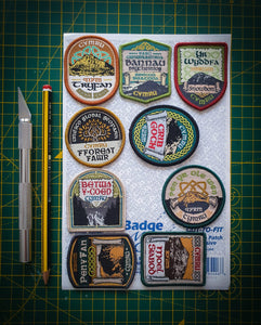 Badge Magic, patch adhesive sheet (cut to fit - up to 8 patches!)