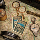 Bakewell keyring lifestyle shot - hard enamel keyring displayed on keys