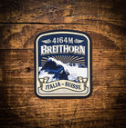 Breithorn waterproof vinyl sticker – 5cm x 6cm, UV resistant, dishwasher safe, Alps 4000er sticker