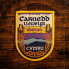 Carnedd Llewelyn Celtic design woven patch – highest point of the Carneddau range in Snowdonia, iron-on