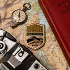 Catbells hard enamel fridge magnet - beloved Lake District Wainwright, beer pump clip design
