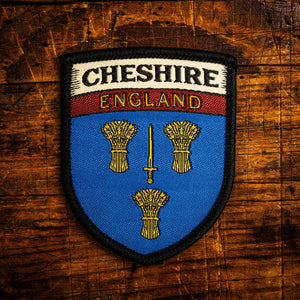 Cheshire county flag patch
