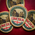 Lincolnshire patches collection including City of Lincoln - retro woven hiking patches