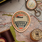 Wainwright's Coast to Coast Walk hard enamel fridge magnet - iconic long distance walking route