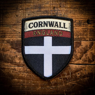 Cornwall county flag patch