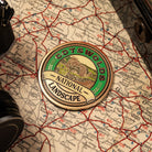 Cotswolds National Landscape fridge magnet product shot - hard enamel magnetic keepsake displayed