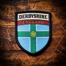 Load image into Gallery viewer, Derbyshire county flag patch