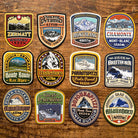 Alps stickers collection including Dufourspitze – waterproof vinyl stickers for Alpine mountaineers