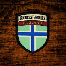 Load image into Gallery viewer, Gloucestershire county flag patch