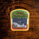 Gran Paradiso waterproof vinyl sticker – 5.2cm x 5.9cm, UV resistant, dishwasher safe, Italian Alps sticker