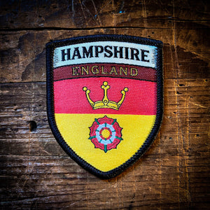 Hampshire county flag patch