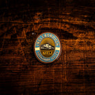 Ingleborough hard enamel pin - classic Yorkshire Three Peaks fell, pub sign design, butterfly clasp