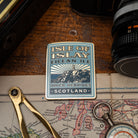 Isle of Islay hard enamel fridge magnet - Scottish whisky island, whisky label design