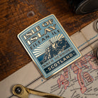 Isle of Islay fridge magnet close-up - hard enamel magnetic keepsake for island visitors