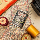 Kinder Scout fridge magnet close-up - hard enamel magnetic keepsake for Peak District visitors