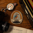Common Kingfisher hard enamel fridge magnet - vibrant British river bird, wildlife design
