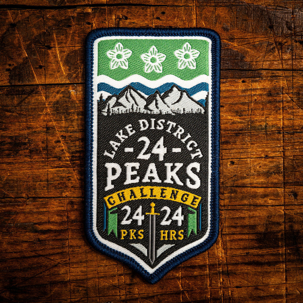 Lake District 24 Peaks Challenge patch