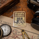 Lincoln Cathedral hard enamel fridge magnet - iconic Gothic cathedral in Lincolnshire, pub sign design