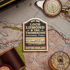 Loch Lomond and The Trossachs National Park hard enamel fridge magnet - Scottish national park design