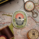 Northumberland National Park hard enamel fridge magnet - Hadrian's Wall and landscapes design