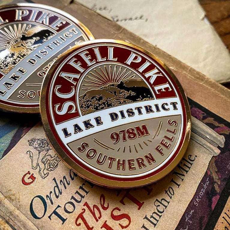 Adventure fridge magnets collection - Scafell Pike magnet included in range