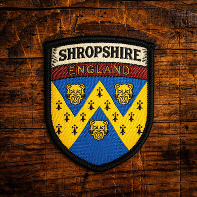 Shropshire county flag patch