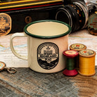 West Highland Way camp mug - hard enamel camping mug celebrating iconic Scottish long distance trail