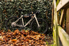 Bikepacking patches including South Downs Way - retro woven cycling route patches collection