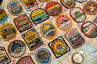 Adventure Patch Company Lake District patches styled on outdoor gear – woven hiking patches for fell walkers