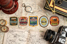 Adventure Patch Company Yorkshire Dales patches closeup – Ingleborough patch included